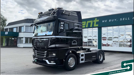 MAN TGX 18.520 ADR Retarder Standklima NAVI Vollspoiler Alu GX SZM26152 www.starent-lkw.com