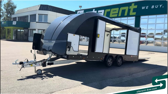 Brian James Trailers Race Sport Seilwinde Zusatzrampen Solarpanele TR26239 www.starent-lkw.com