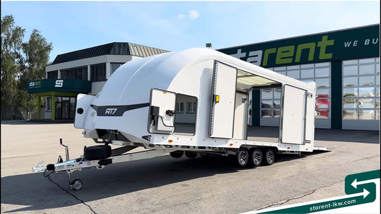Brian James Trailers Race Transporter 7 Seilwinde Solar Kamera TR26230 www.starent-lkw.com