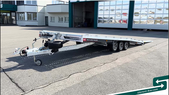 Brian James Trailers T-Transporter Kippbar Seilwinde Rampen TR26236 www.starent-lkw.com