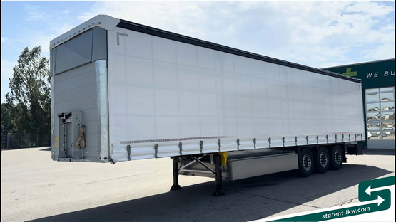 Schmitz Hubdach Liftachse Palettenkasten LED XL und Getränkezert. MIETE TR26250 www.starent-lkw.com