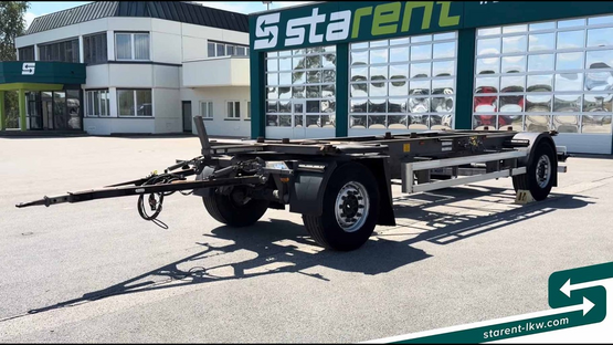Schmitz Lafette AWF 18, BDF Wechselrahmen, Verzinkten Rahmen TÜV 02/2027 | TR26211 | starent-lkw.com