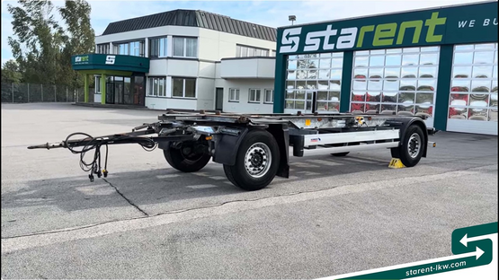Schmitz Lafette AWF 18, BDF – Wechselrahmen, Verzinkten Rahmen MIETE TR26270 www.starent-lkw.com