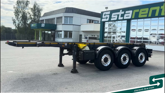 Schwarzmüller Tank - Containerchassis ADR ALU Liftachse SAF TR26256 www.starent-lkw.com