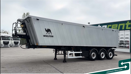 Wielton 3-Achs Kipper 46m³ Universalklappe Alufelgen Liftachse Lenkachse TR26293 www.starent-lkw.com