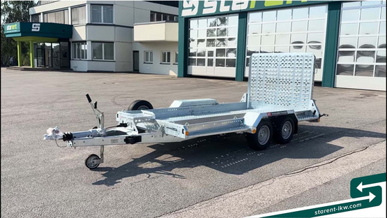 Brian James Trailers Digger Plant Schwerlast-Rampe 3,7m x1,7m NEU TR26225 www.starent-lkw.com