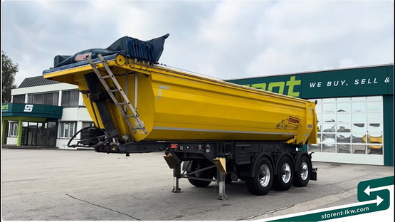 Kempf 3 Achs Hardox 23m³ Alu-Felgen Liftachse elektr. Verdeck TR26226 www.starent-lkw.com